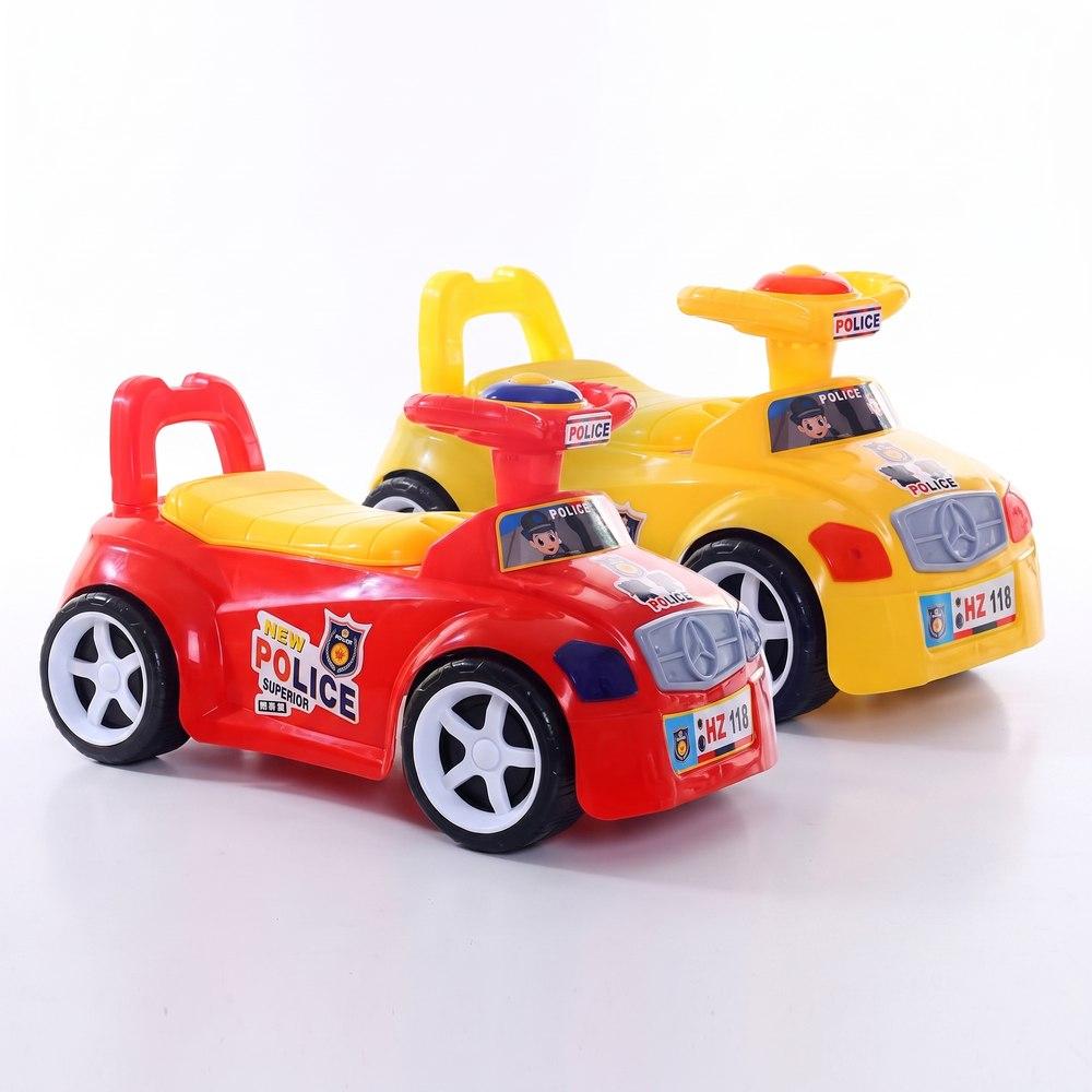 2-in-1 Potty Ride-On Police Car