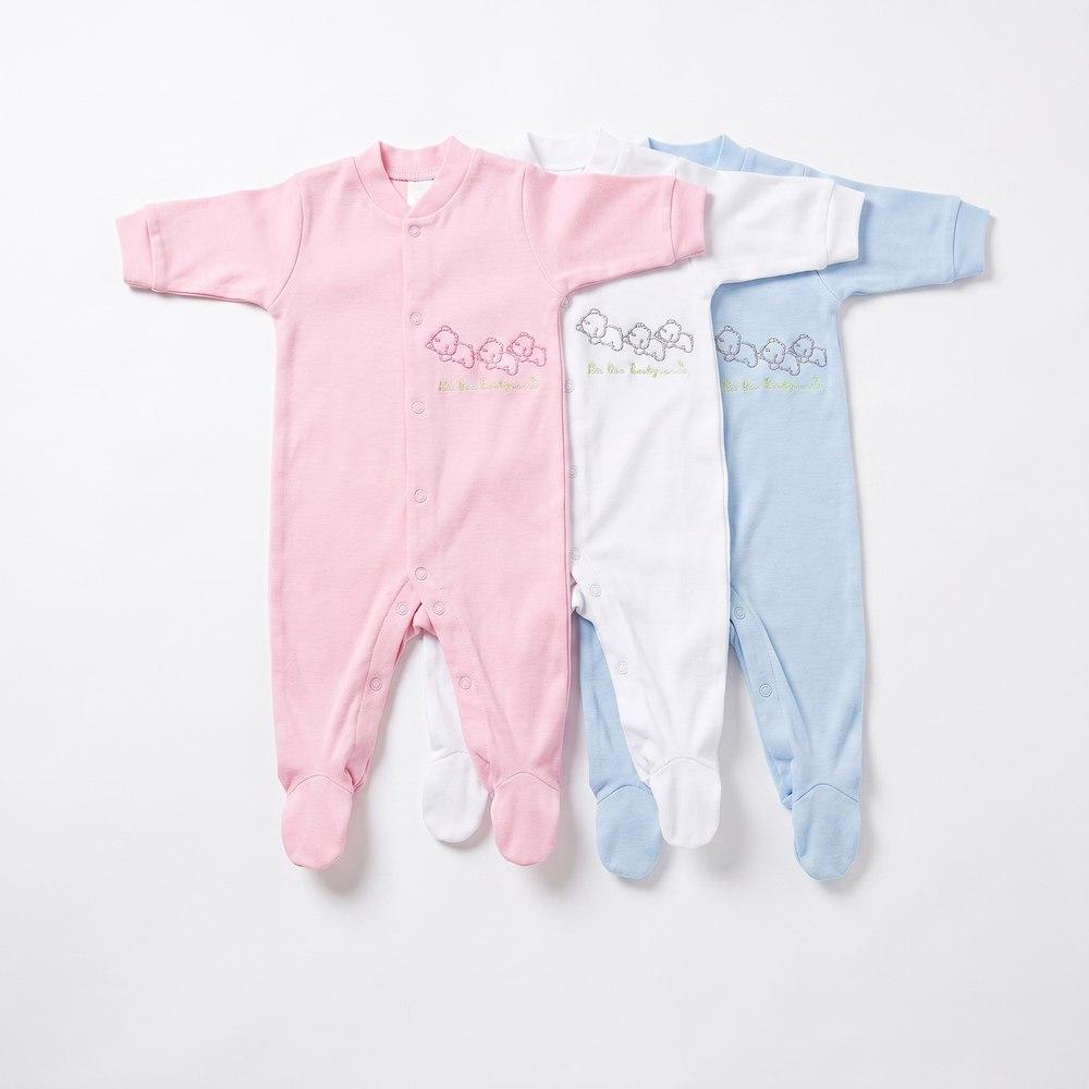 3-Piece Baby Sleepsuit Set
