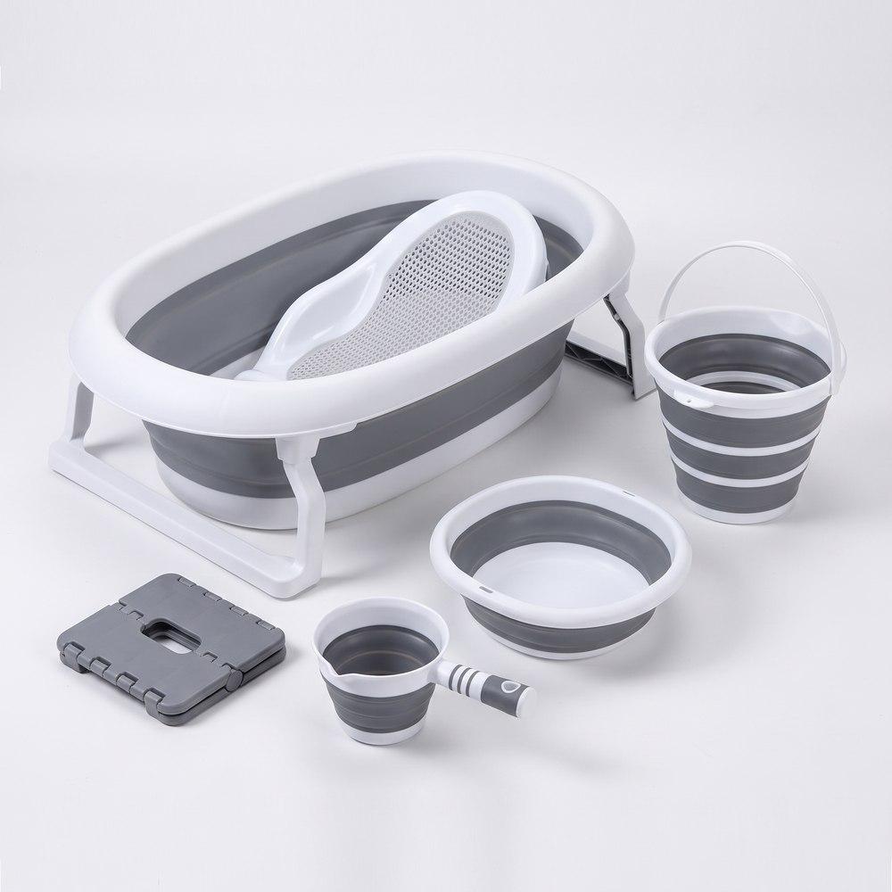 7-in-1 Foldable Bathtub Set