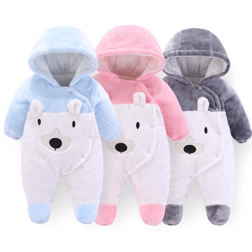 Heavy Hooded Baby Romper