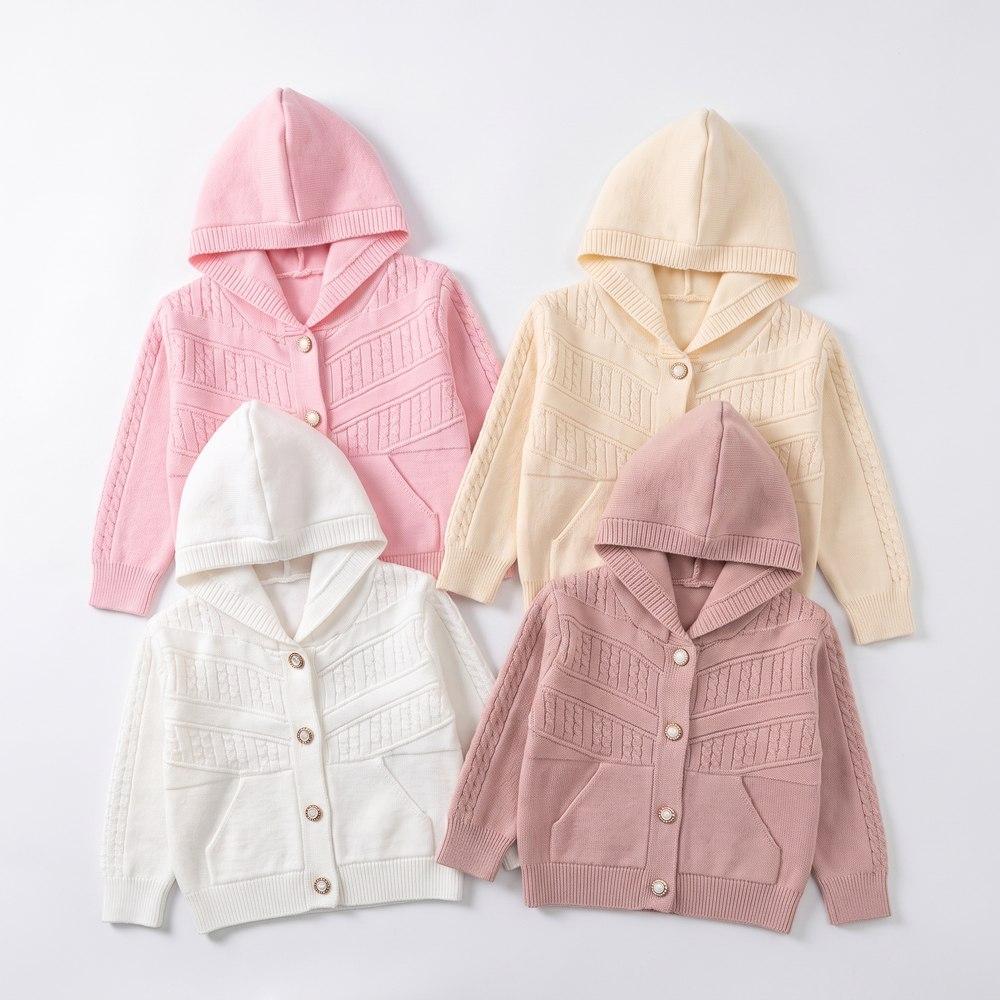 Hooded Knit Cardigan (Size 1-3)